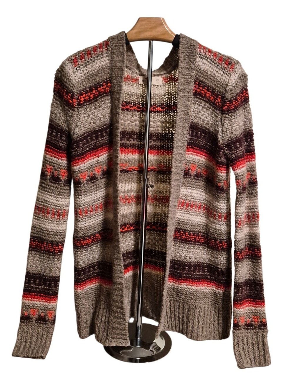 Y2K Hollister Co. Striped Cardigan Sweater - Size XS